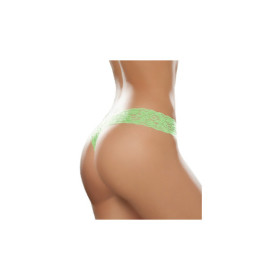 String brésilien vert en dentelle 